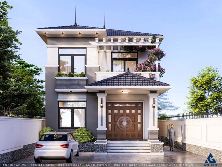 Biet thu 2 tang mai Nhat tai Ha Noi 1 1